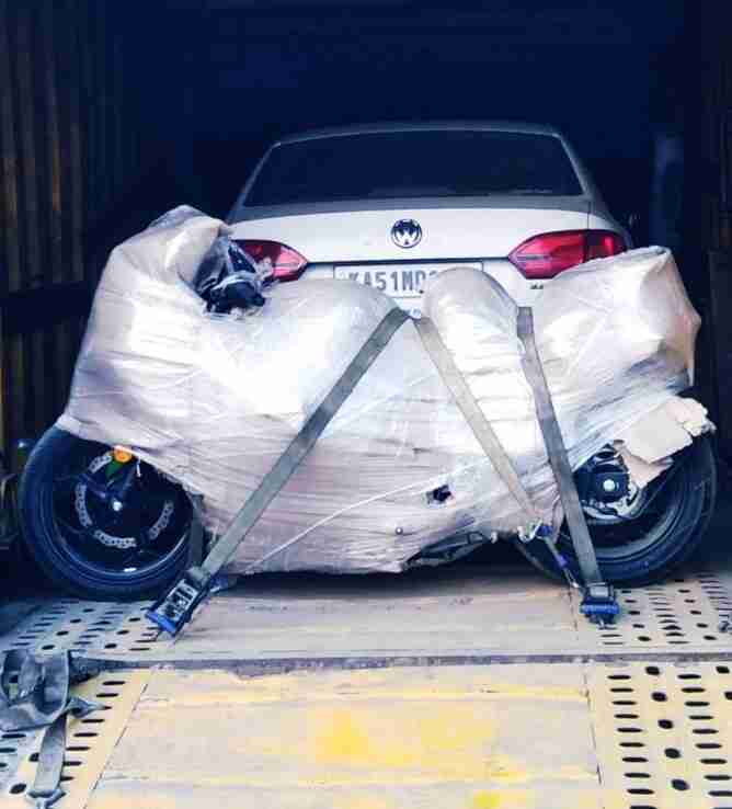 Bike Transport from Bangalore in Car Carrier