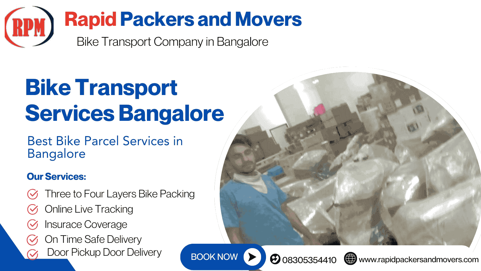 Bike Transport Services Bangalore Best Bike Parcel
