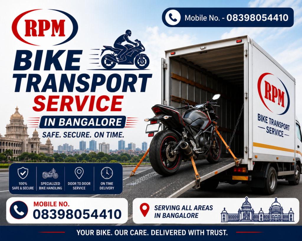 bike transport from Bangalore to Kochi