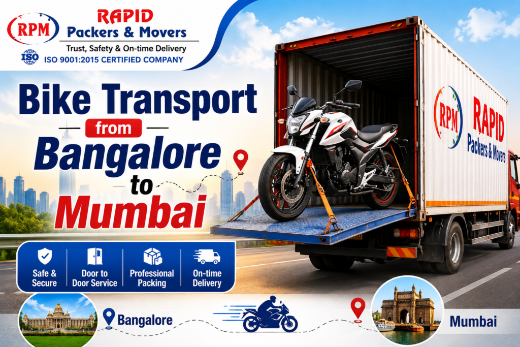 bike transport from Bangalore to Mumbai