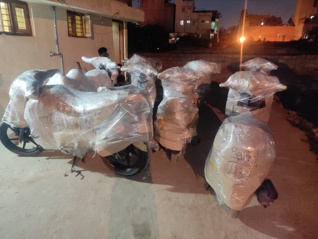 bike transport from Bangalore to Kolkata